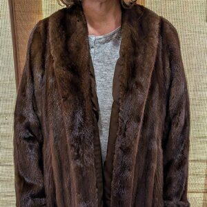 Natural Lunaraine Mink Fur Coat